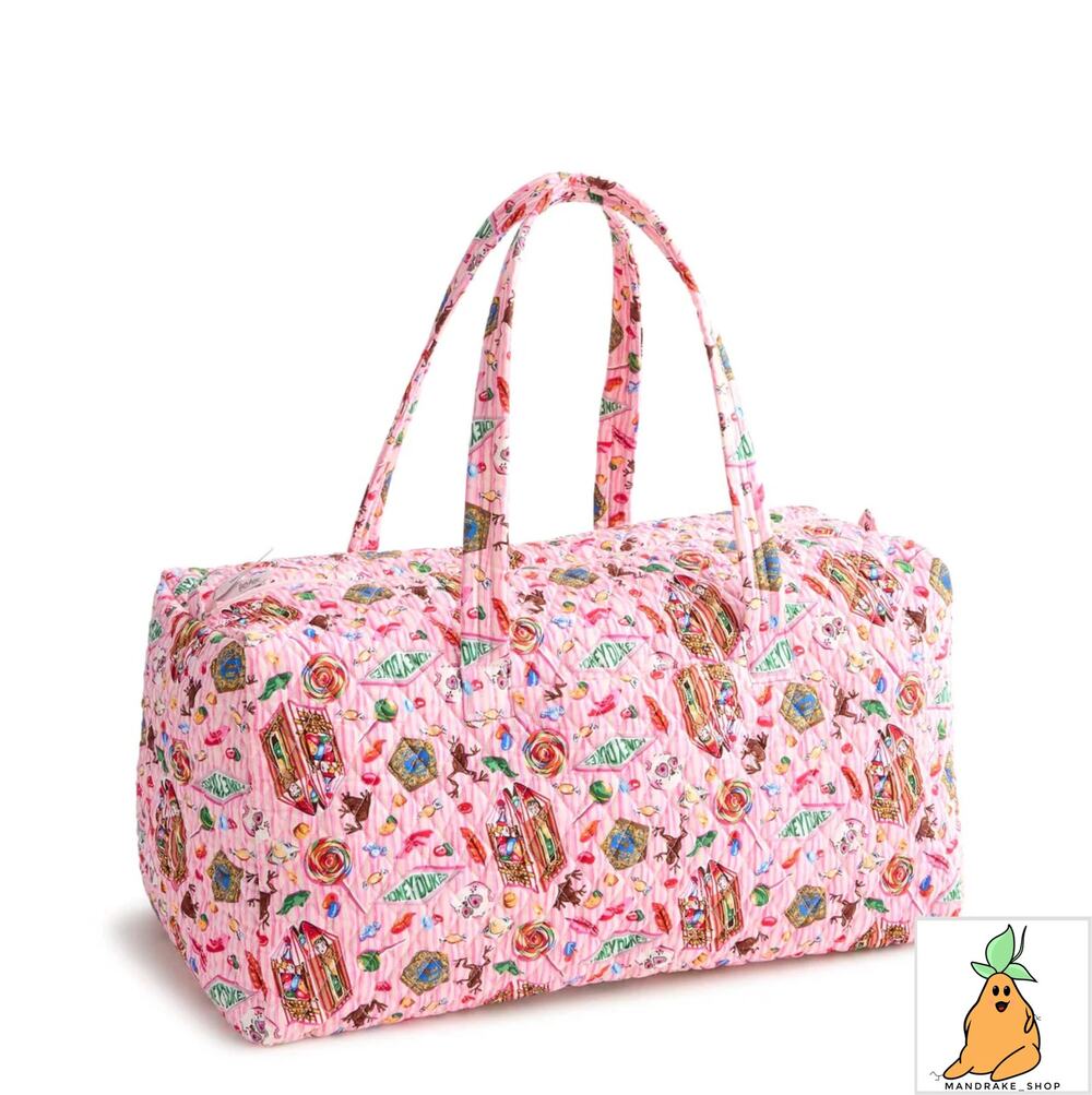 Vera Bradley Harry Potter Honeydukes Duffel Bag Travel Weekend Candy Pink